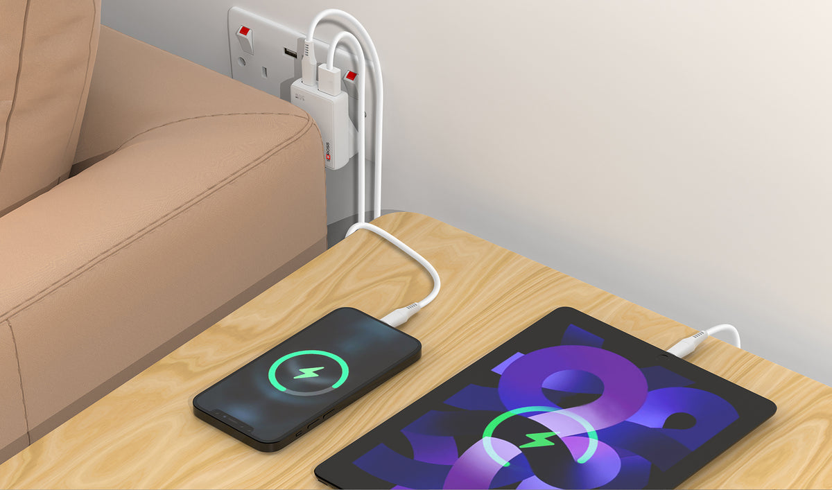Chargeur USB britannique 30 W 