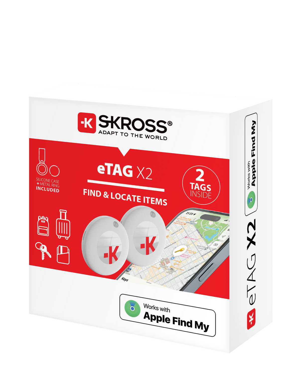 Pack duo de traceurs de bagages